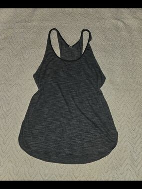 lululemon athletica Dark Gray Racerback Tank